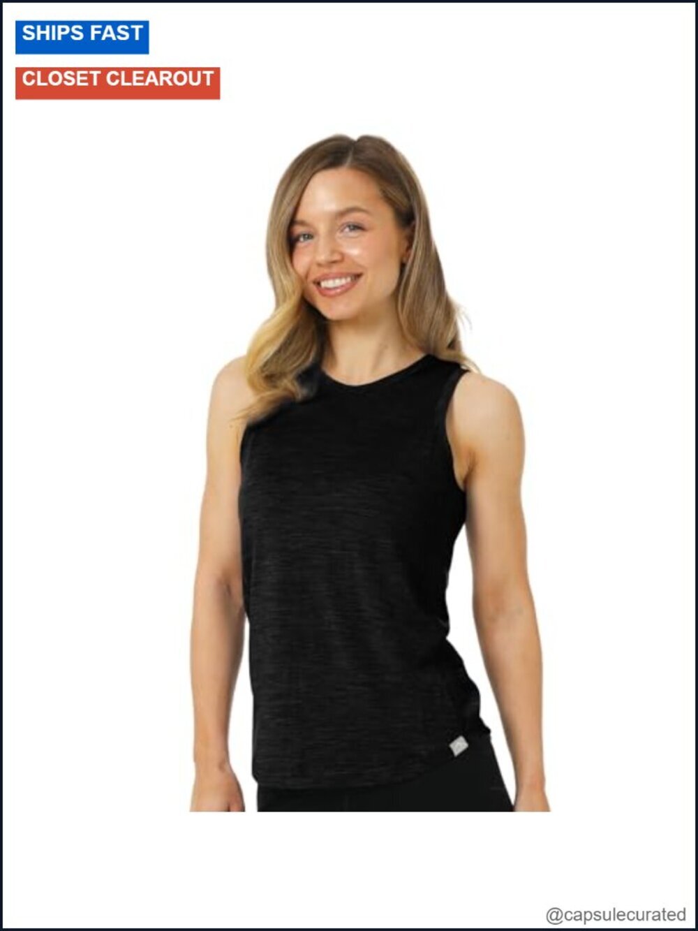 Merino Wool Tank Top Women Active Base Layer Moisture Wicking Breathable
